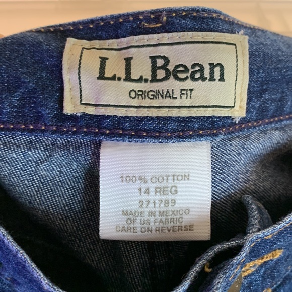 L.L. Bean 14 X 29 Denim Jeans - Picture 6 of 7